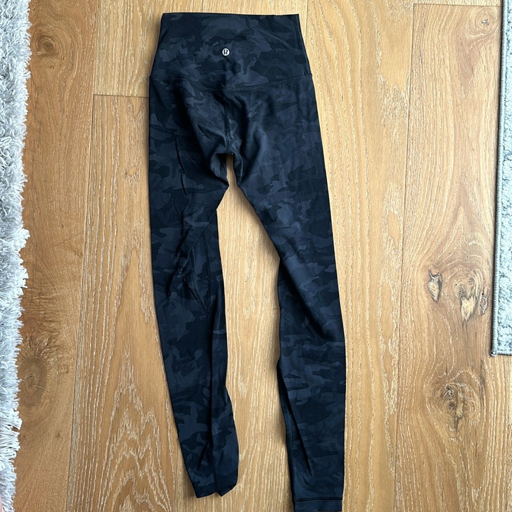 Lululemon tights. Camo, good condition